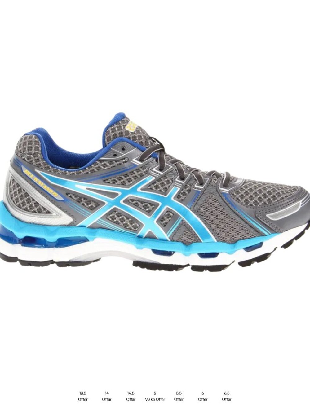 NEW in BOX ASICS GEL Kayano 19 Womens Running Shoes Size 7.5 US Grey Blue T350N